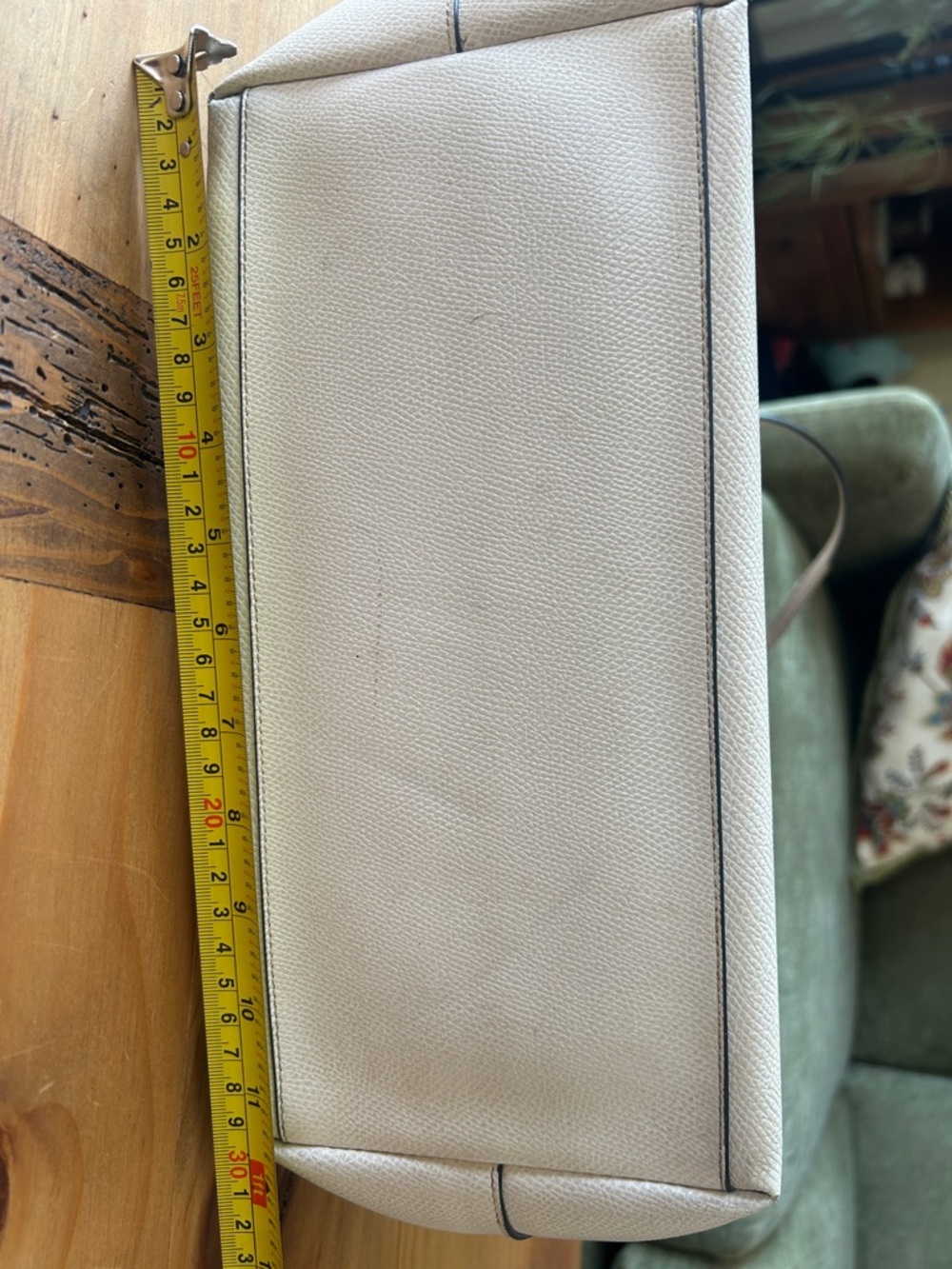 Coach Cream Tote with Snoopy and Heart Detail - Picture 16 of 16